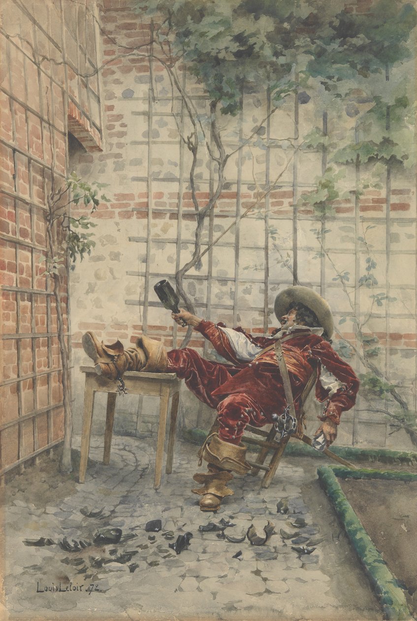 I hans kopper, 1872. af Louis Leloir