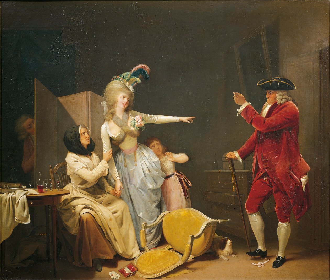 Frankrig, Saint-Omer, gammel mand eller jaloux elsker af Louis Leopold Boilly
