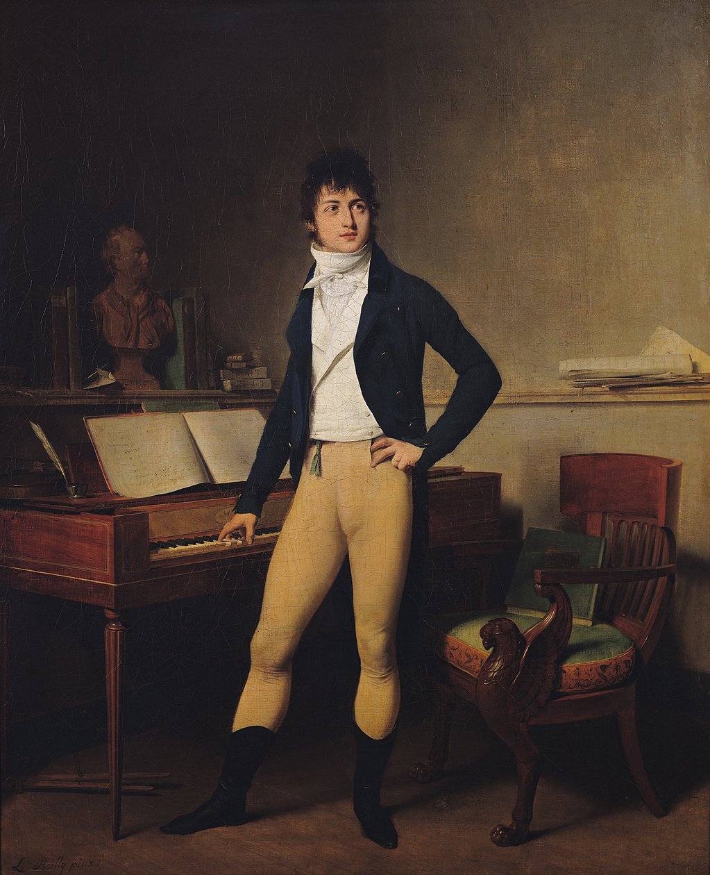 Francois Adrien Boieldieu (1755-1834) 1800 (olie på lærred) af Louis Leopold Boilly