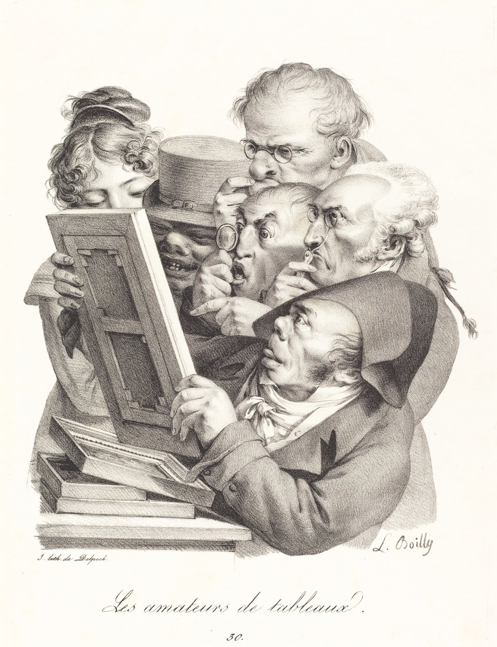 Billedentusiasterne af Louis Leopold Boilly