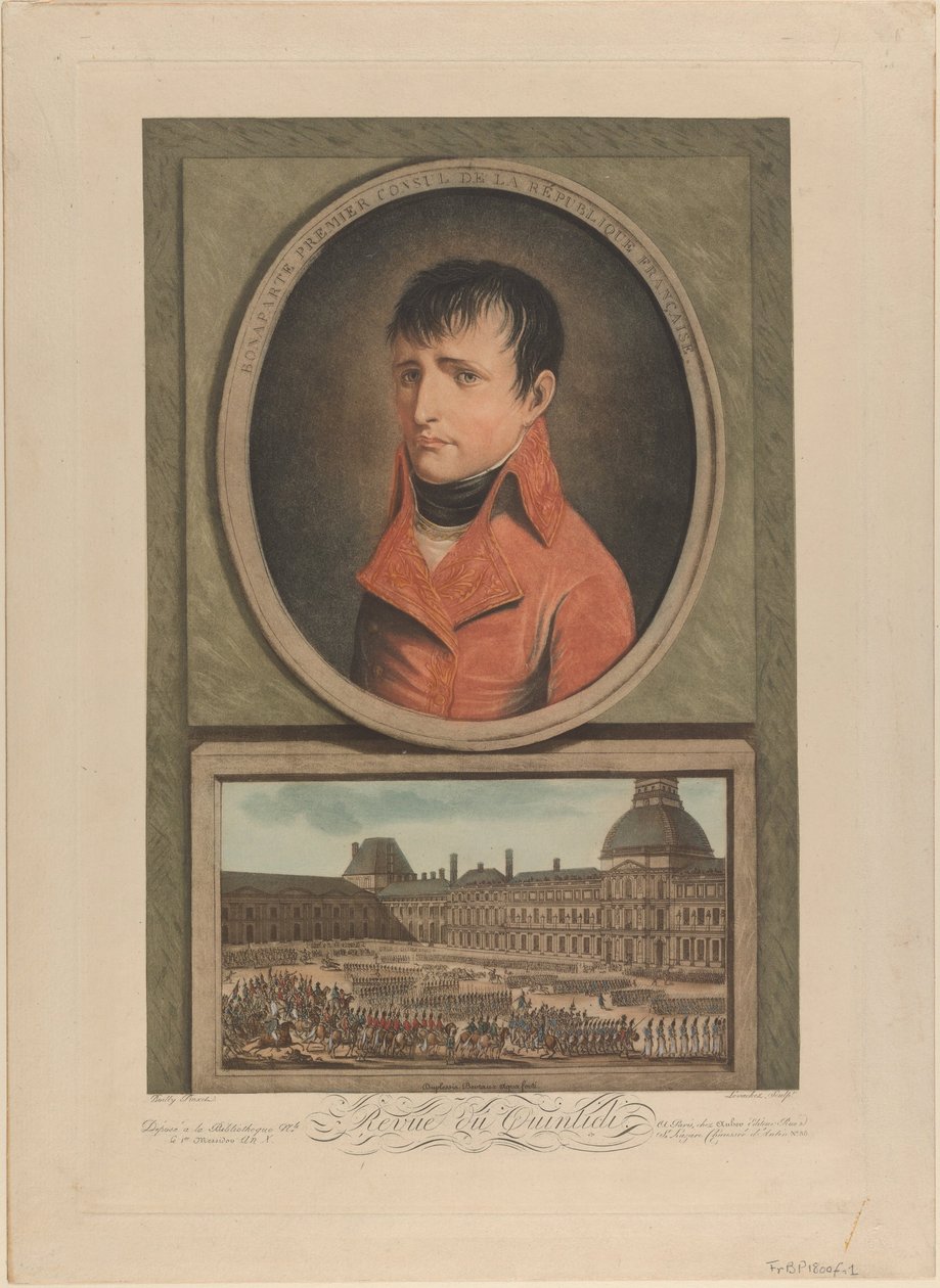 Napoleon Bonaparte som første konsul i Frankrig, 1802 af Louis Leopold Boilly
