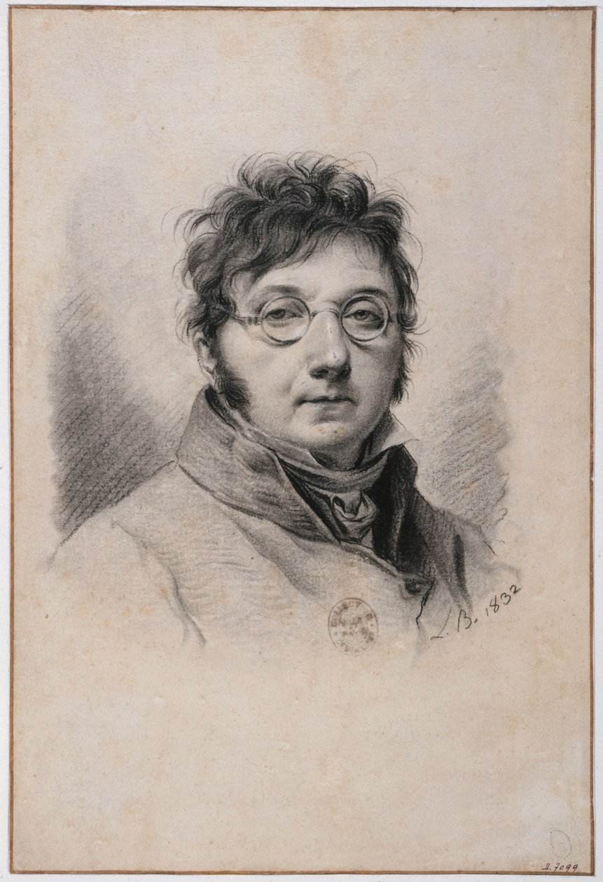 Portræt af Boilly malet af ham selv af Louis Leopold Boilly