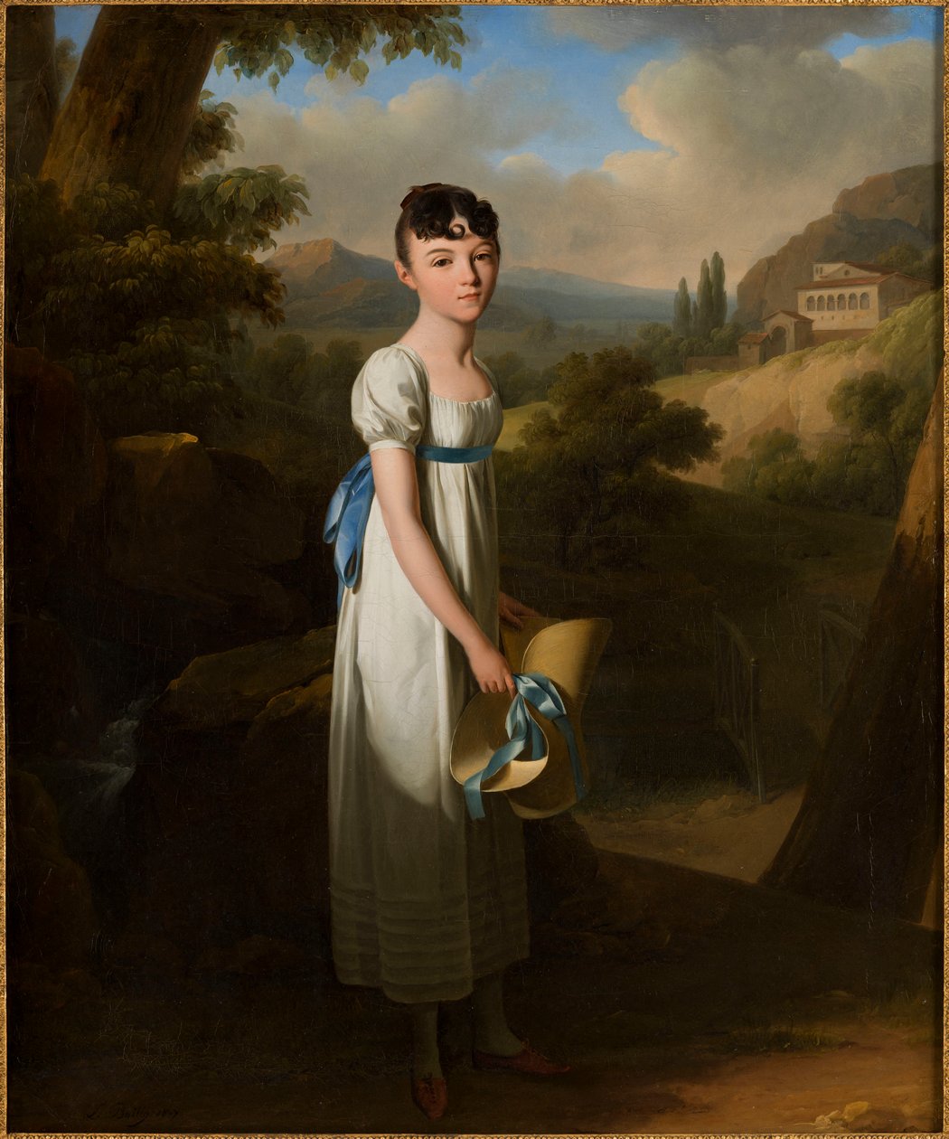 Portræt af Mademoiselle Athénaïs d