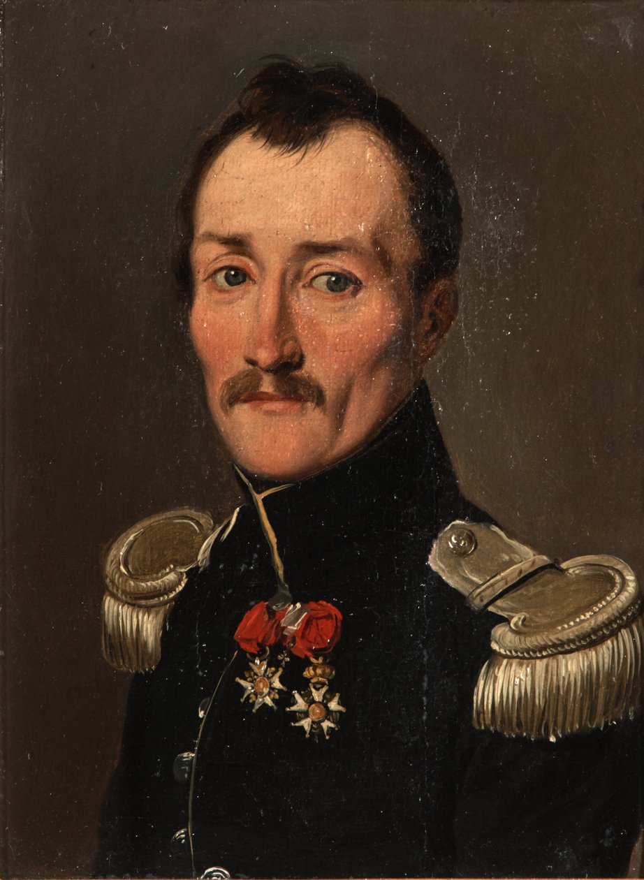 Portræt af Gaston de Banyuls de Montferre i uniform af Louis Leopold Boilly