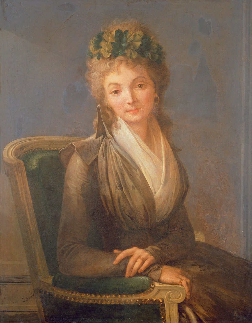 Portræt af Lucile Desmoulins, født Duplessis 1770-1794, 1794 af Louis Leopold Boilly