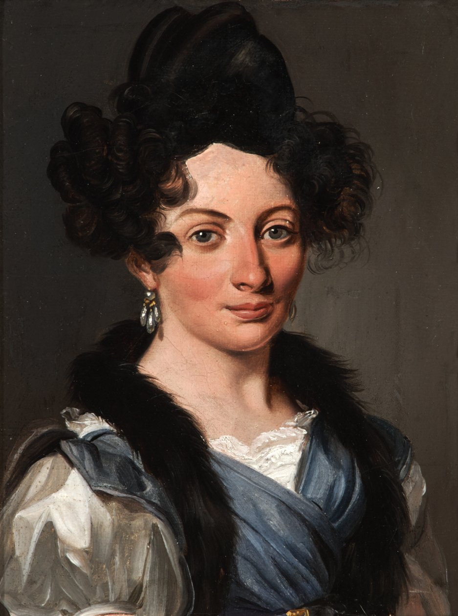Portræt af Marie-Marthe Perpétue de Banyuls de Montferré, født de Chavigny af Louis Leopold Boilly