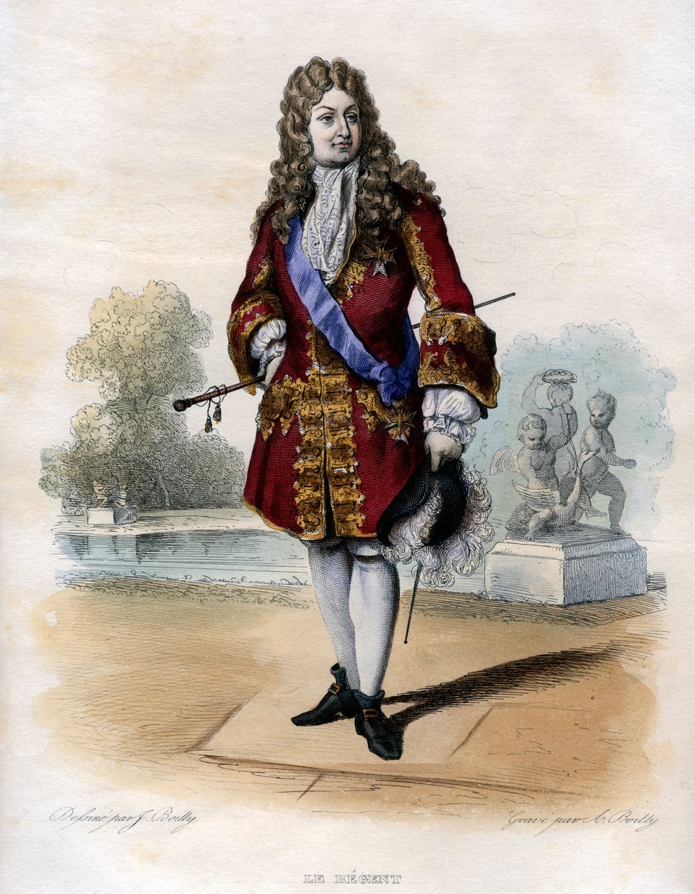 Portræt af Philip II, hertug af Orleans (1674-1723) Regent. af Louis Leopold Boilly