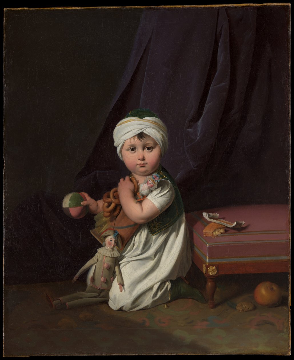 Portræt af en dreng af Louis Leopold Boilly