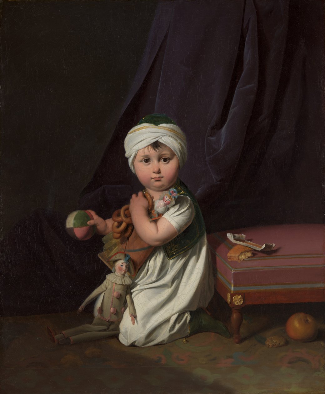 Portræt af en dreng, ca. 1805. af Louis Leopold Boilly