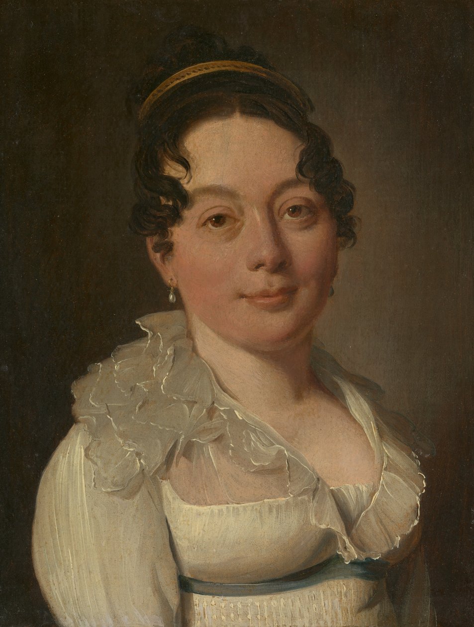 Portræt af en kvinde. af Louis Leopold Boilly