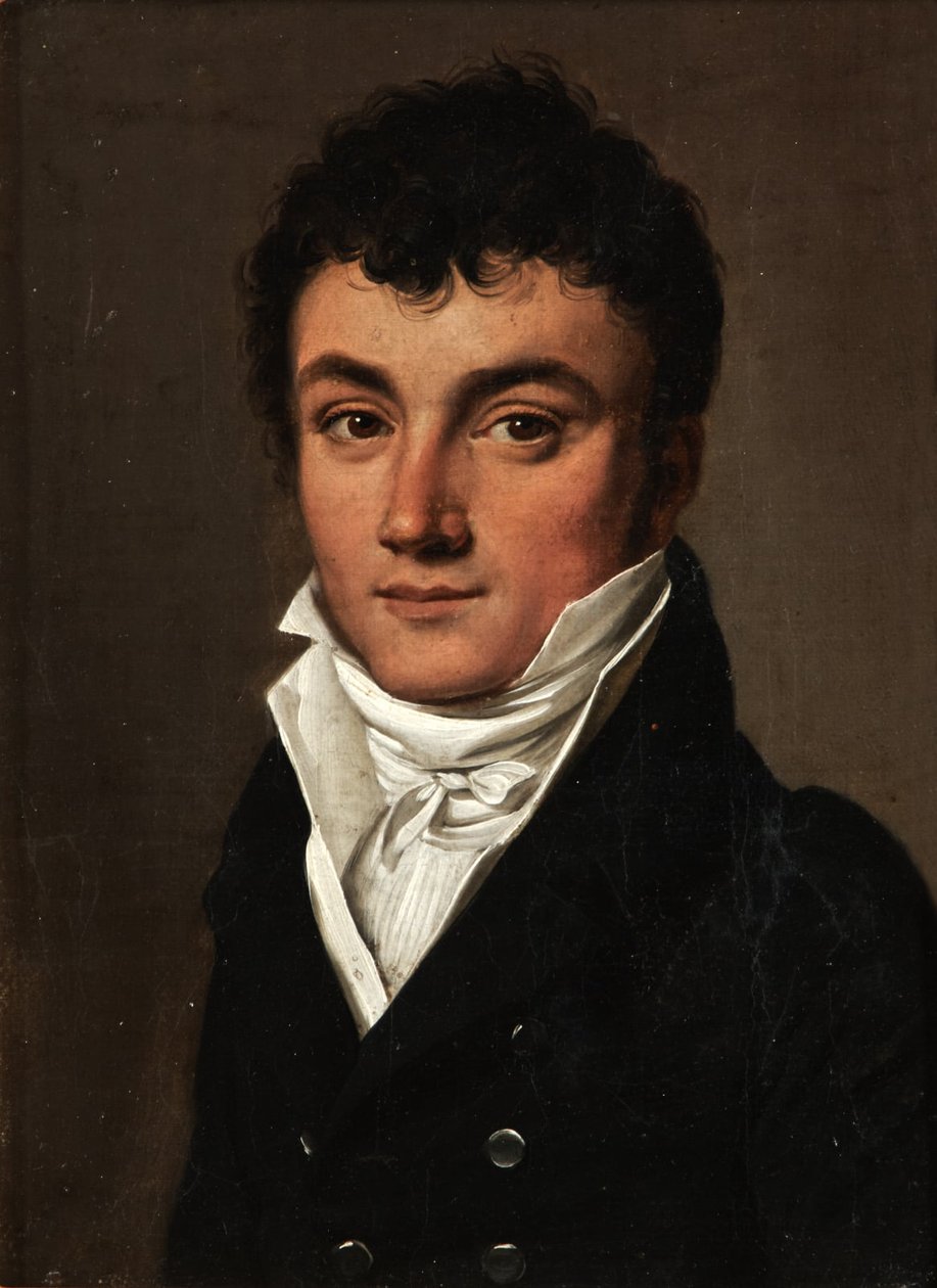 Portræt af en ung mand af Louis Leopold Boilly