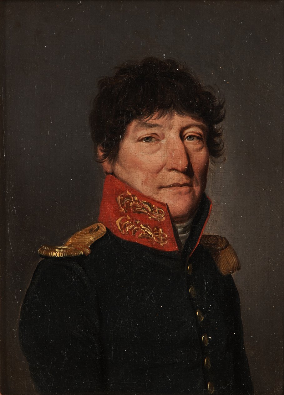 Formodet portræt af Louis de Joinville, portræt af en fregatkaptajn af Louis Leopold Boilly