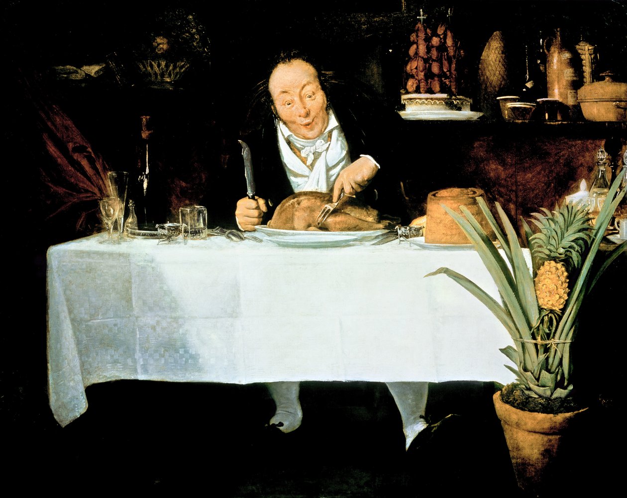 Gourmand af Louis Leopold Boilly