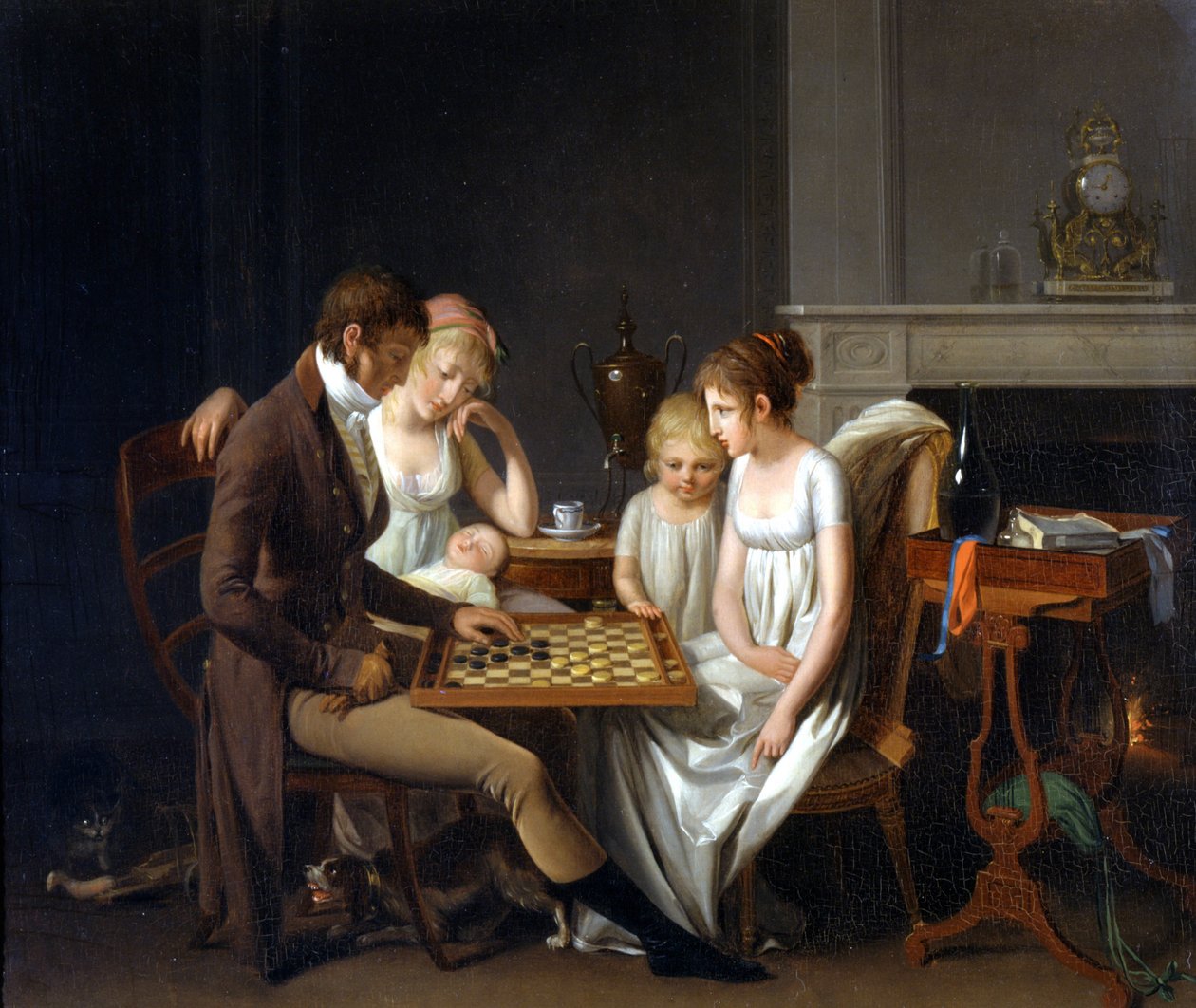 Damernes delmaleri af Louis Leopold Boilly af Louis Leopold Boilly