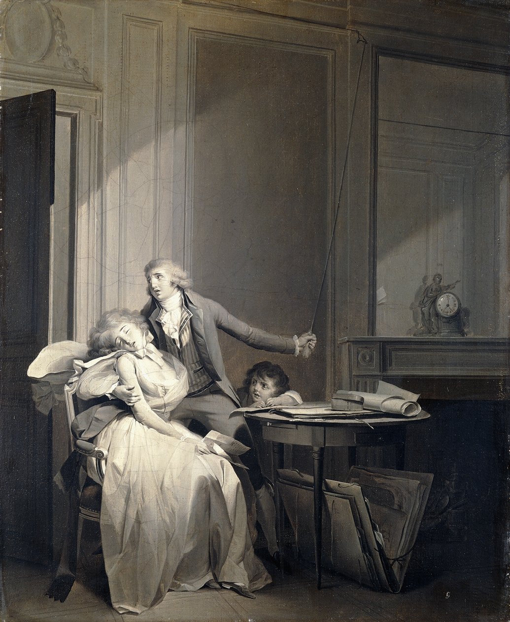 Brevet eller besvimelsen, af Louis Leopold Boilly