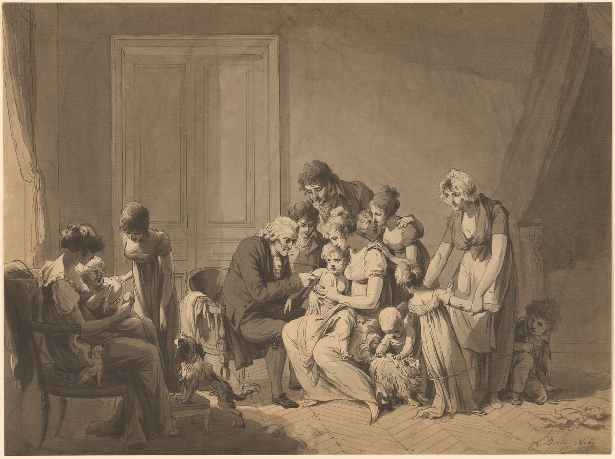 Vaccinen af Louis Leopold Boilly