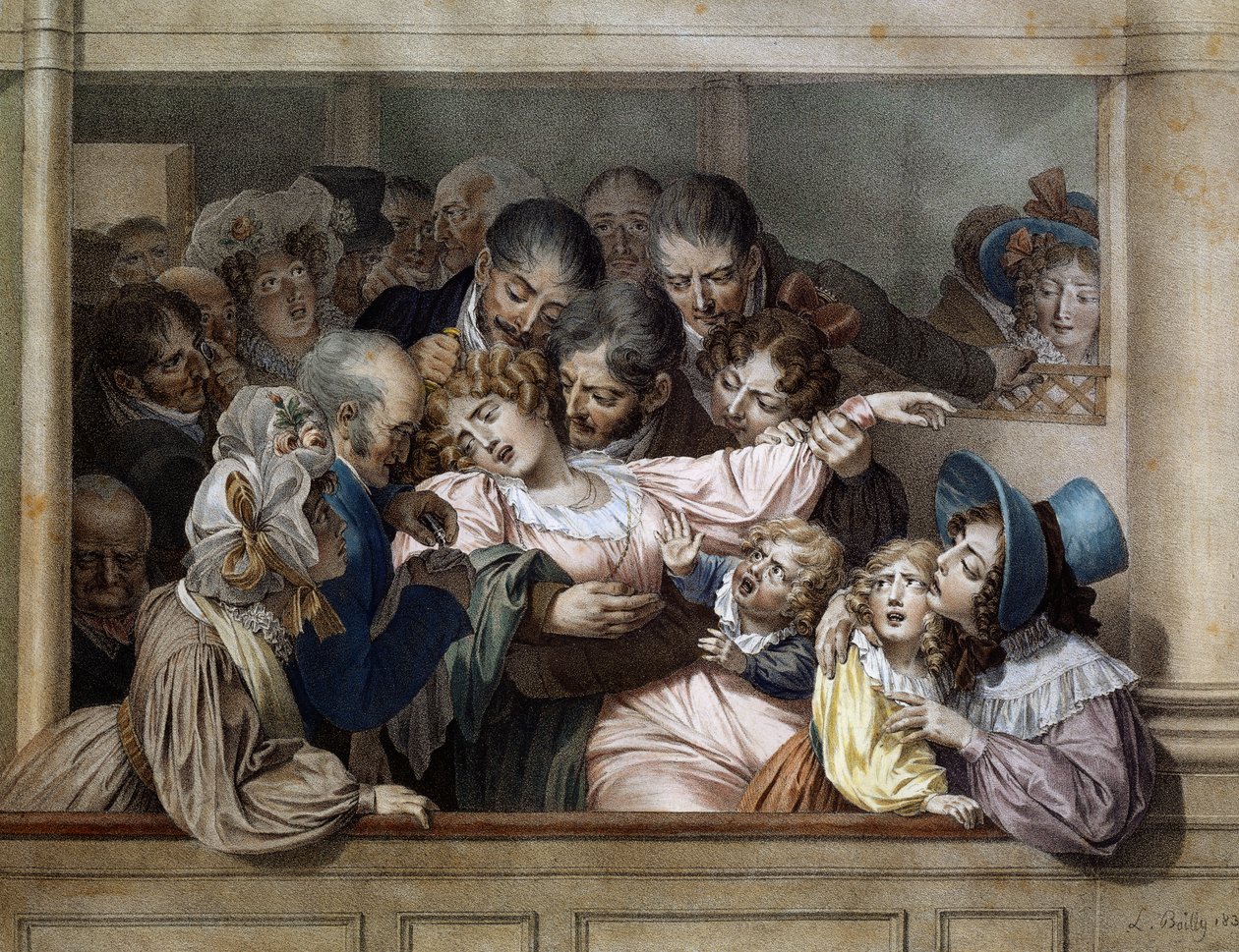 Virkningen af melodramaet af Louis Leopold Boilly