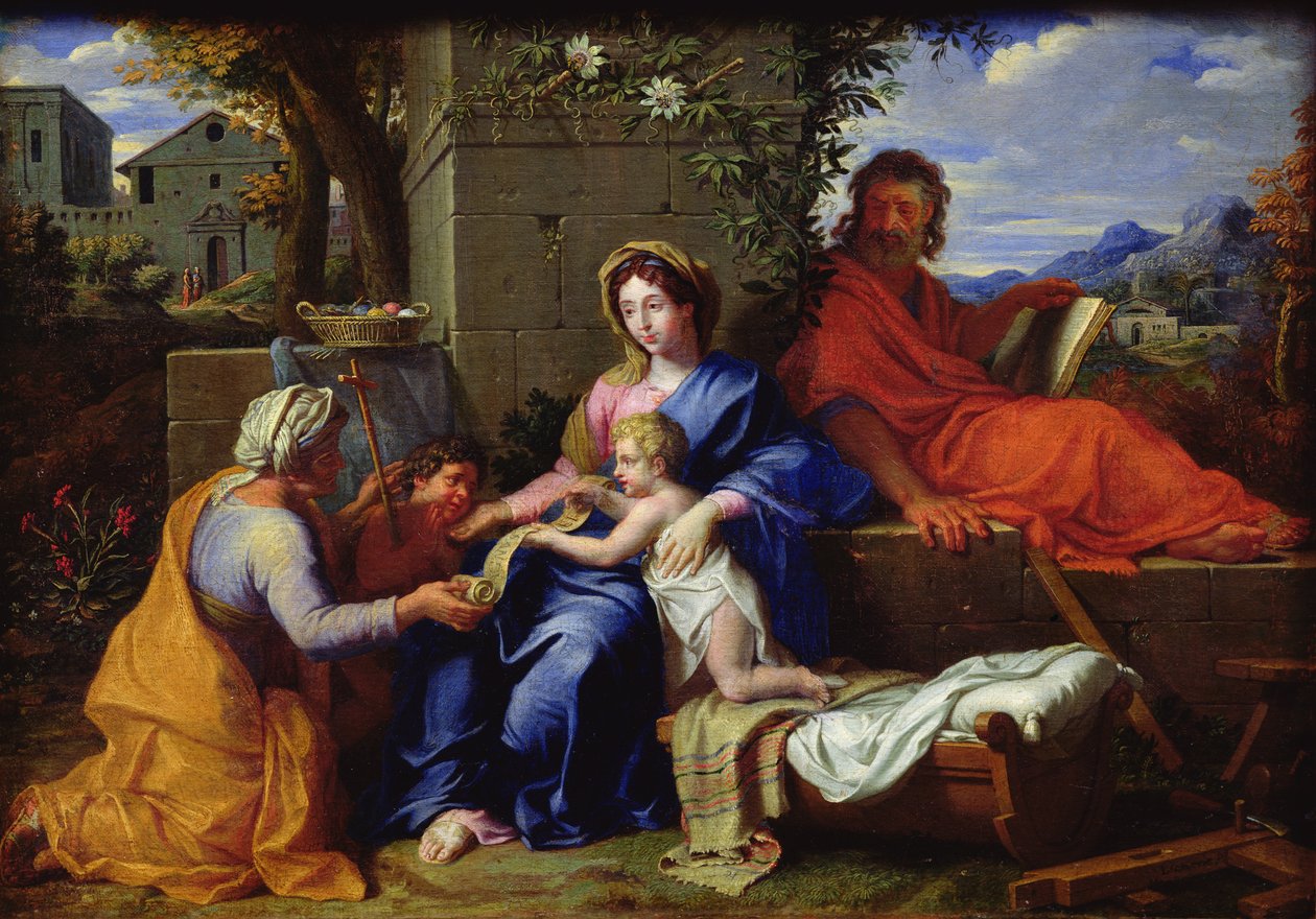 Den hellige familie af Louis Licherie de Beuron