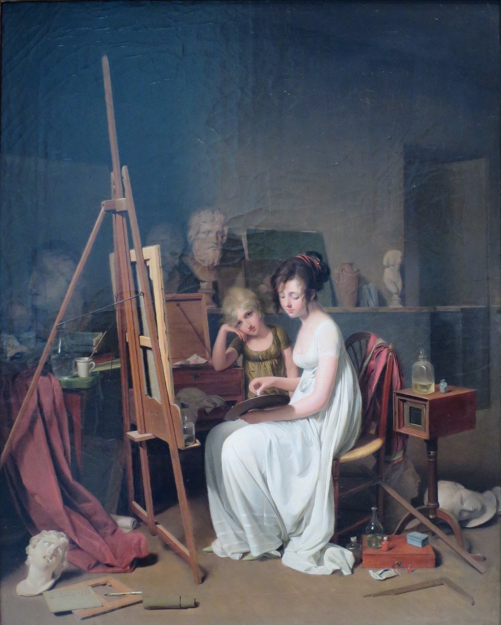 Kunstnerens atelier af Louis Leopold Boilly