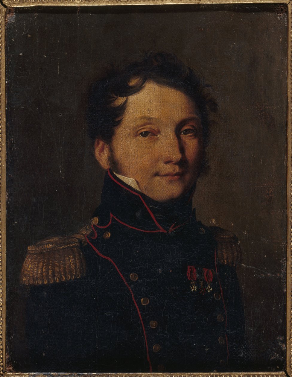 Fransk: Portrait dit du capitaine Jules Raulin af Louis Leopold Boilly