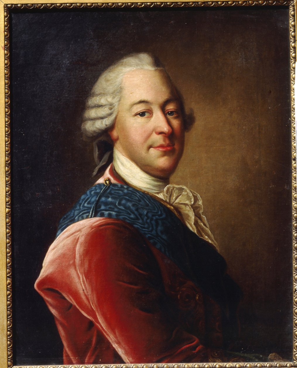 Portræt af grev Mikhail Illarionovich Vorontsov (1714-1767) (Portræt af grev M.I.Vorontsov). Maleri af Louis Tocque (1696-1772), olie på lærred, midten af ​​1700-tallet. Fransk kunst, Rokokokunst. Regionalt kunstmuseum, Simferopol (Ukraine) af Louis Tocqué