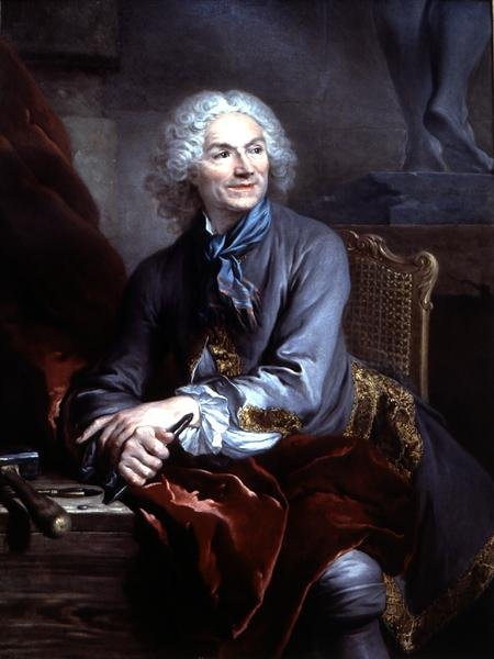 Portræt af Jean Louis Lemoyne (1665-1755) (olie på lærred) af Louis Tocqué