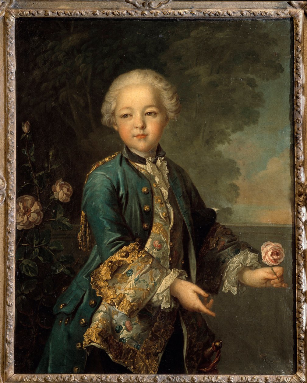 Portræt af Louis Philippe II Joseph hertug af Orleans kaldet Philippe Egalite, derefter hertug af Chartres (1747-1793) Maleri af Louis (1696-1772) Orleans. Museum for Skønne Kunster af Louis Tocqué