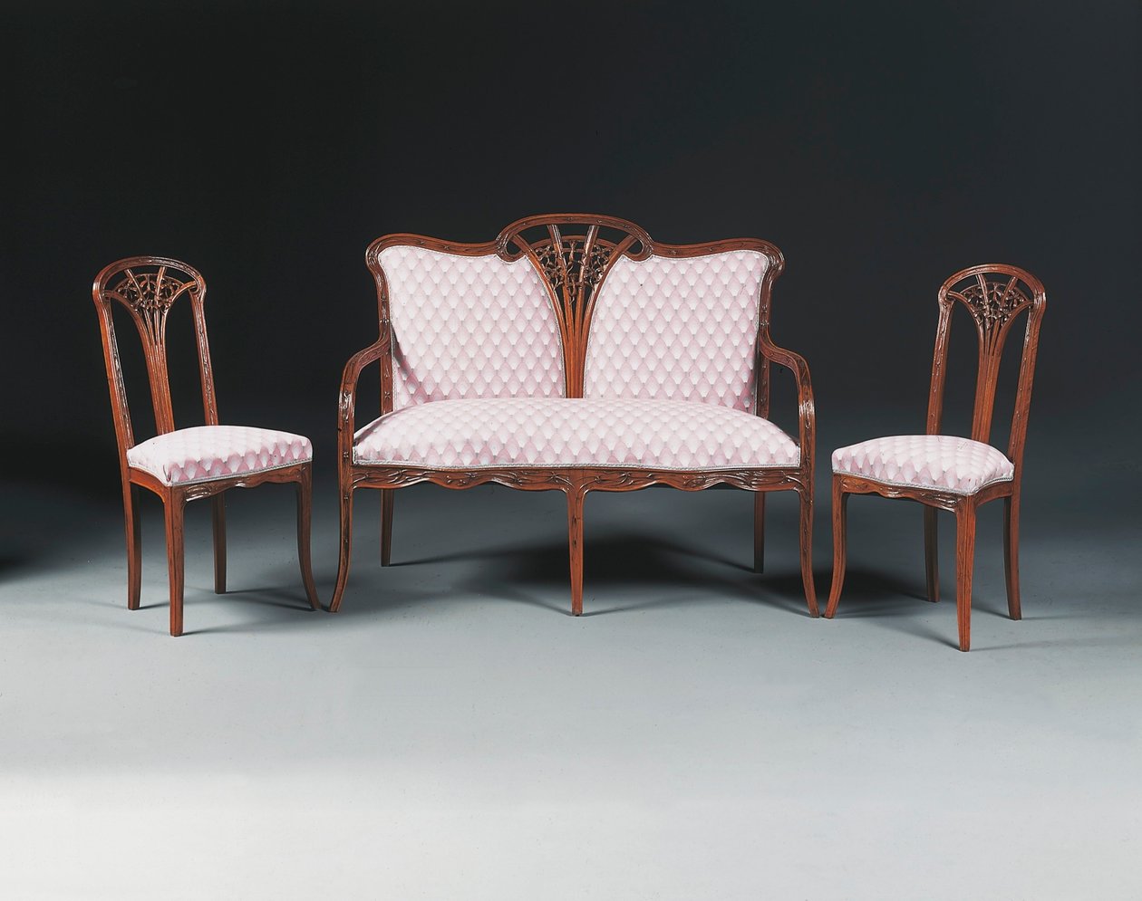 Mahogni Salon Suite, ca. 1900 af Louis Majorelle