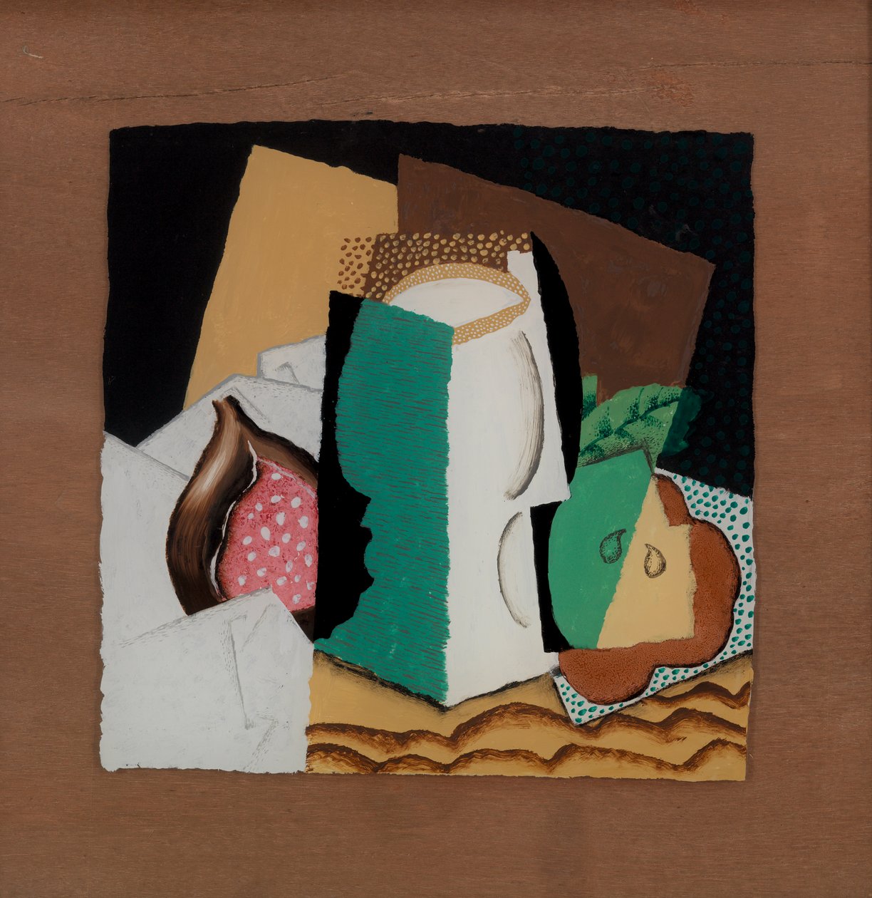 Glas og frugt af Louis Marcoussis