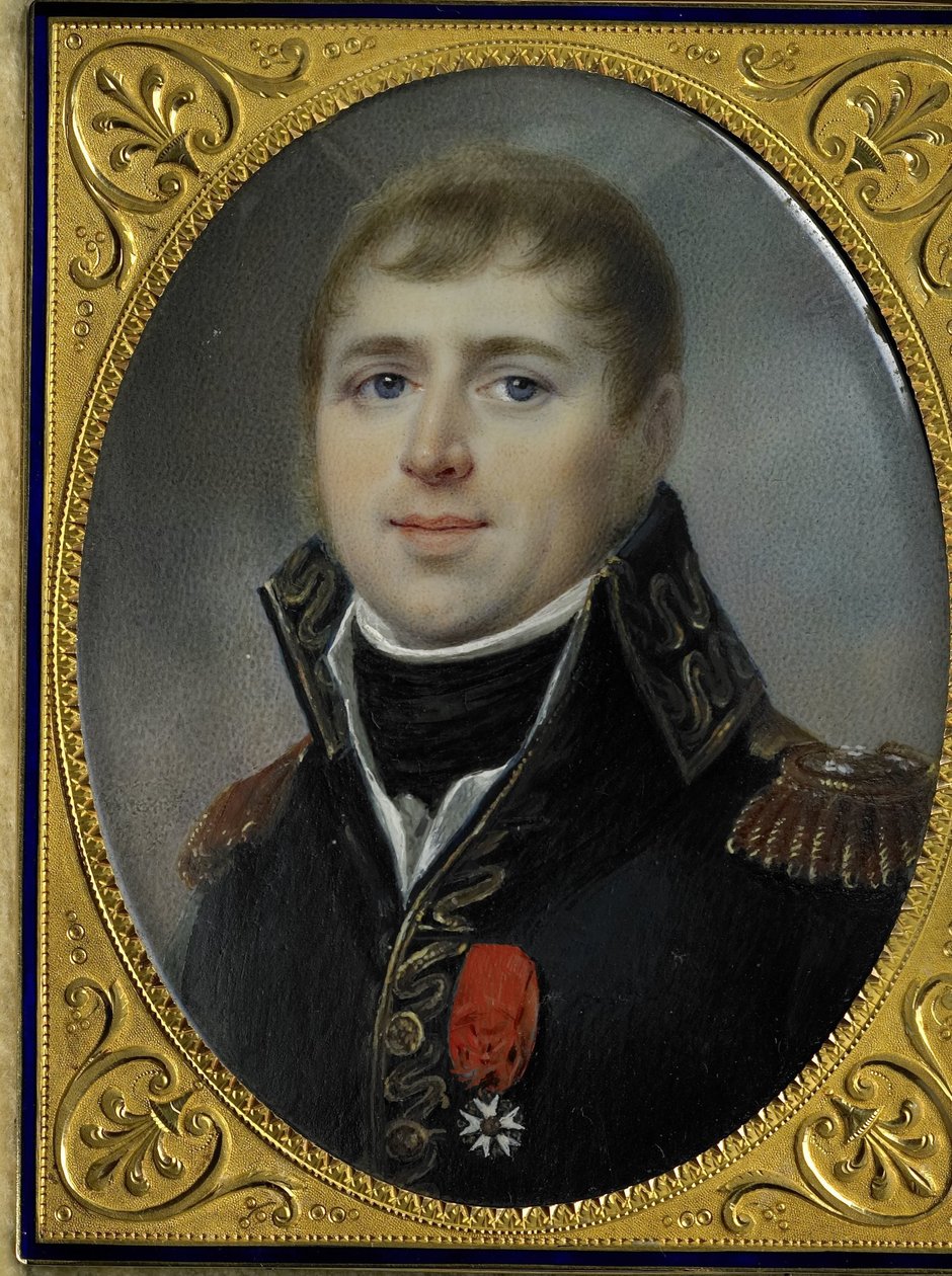 Carel Hendrik Ver Huell (1764-1845), viceadmiral for den bataviske flåde og minister for flåden i den bataviske republik, dekoreret med Æreslegionens officerskors, tildelt ham i 1804 af Louis Marie Sicard
