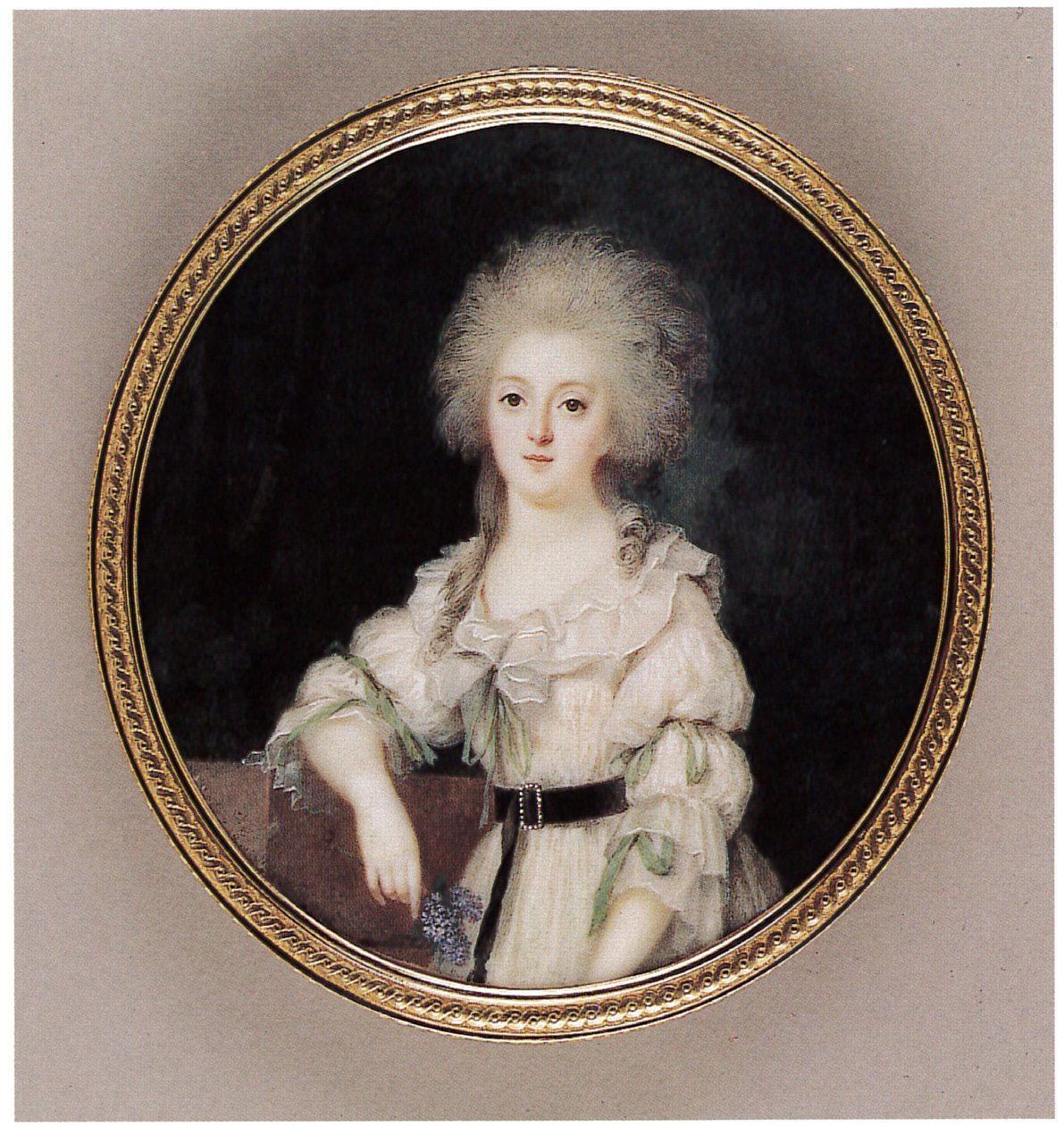 Madame Elisabeth af Frankrig af Louis Marie Sicard