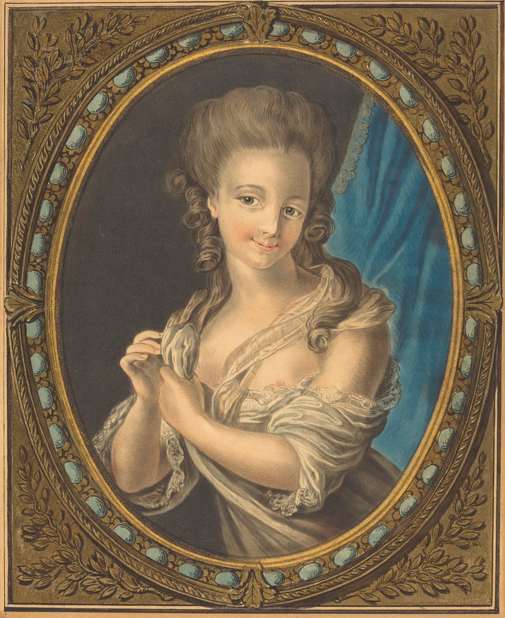 Morgenens charme, 1777. af Louis Marin Bonnet