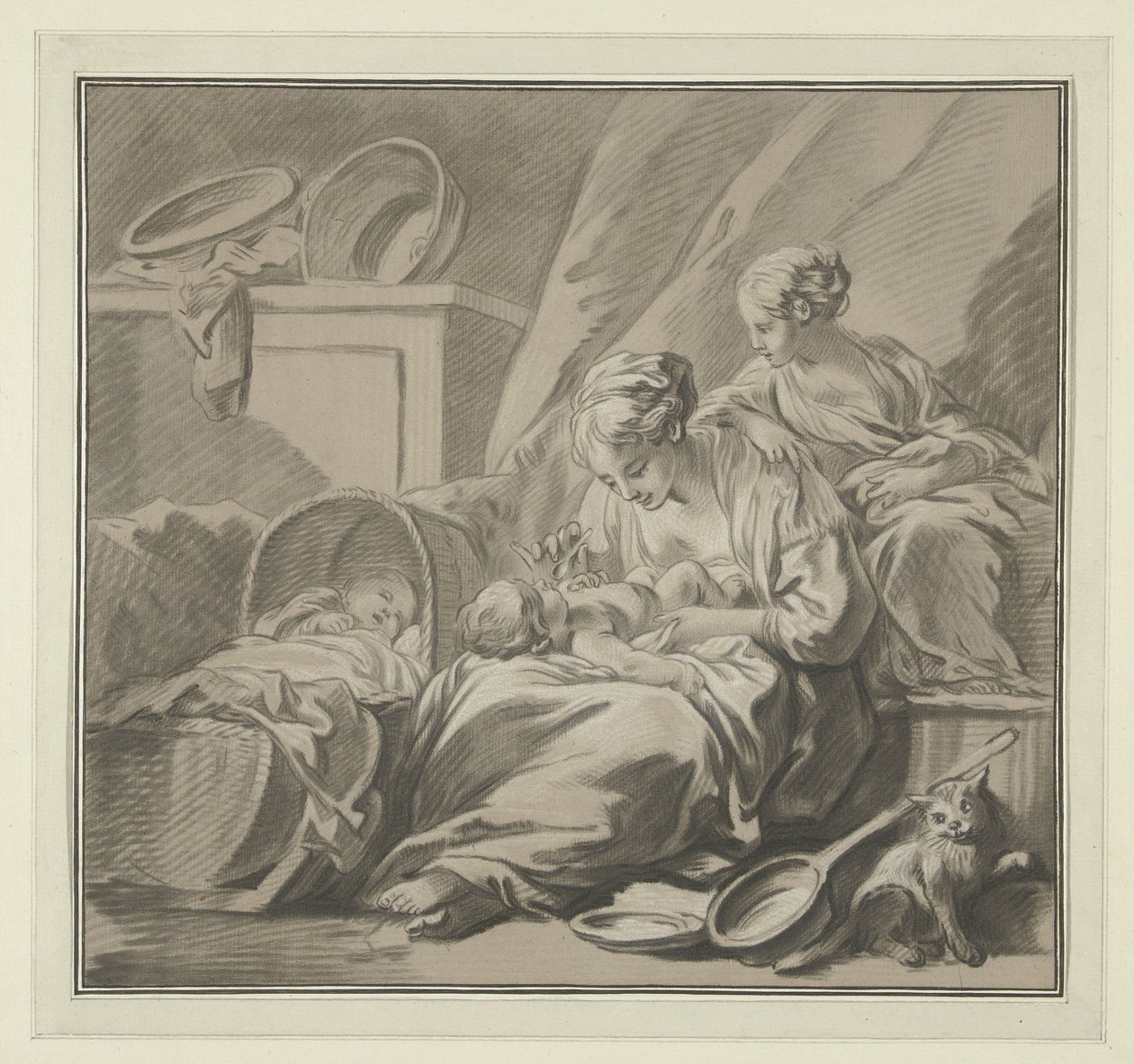 De gode moder den gode mor af Louis Marin Bonnet