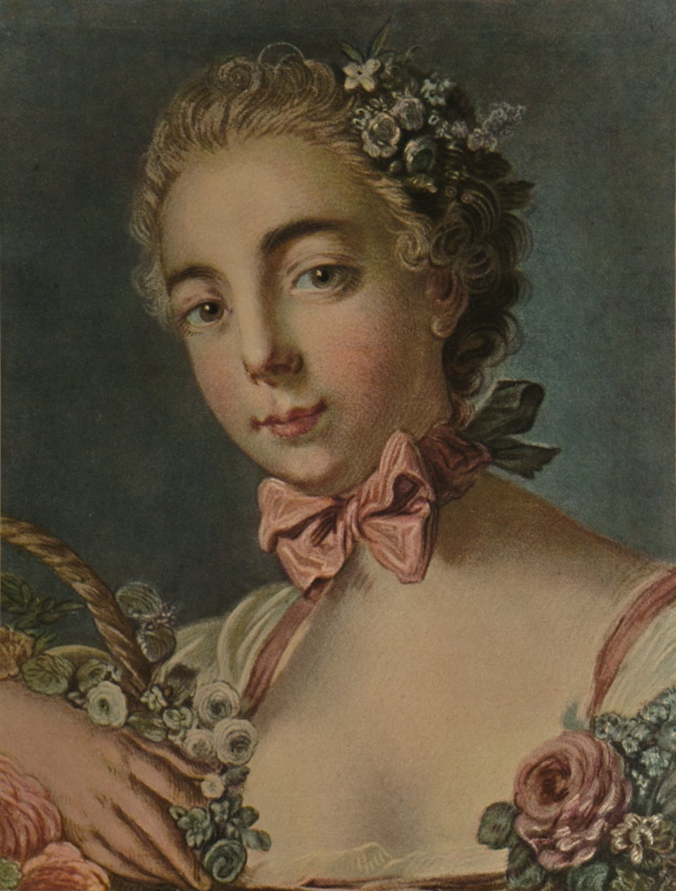 The Head Of Flora Madame Deshayes, 1769, 1913 af Louis Marin Bonnet