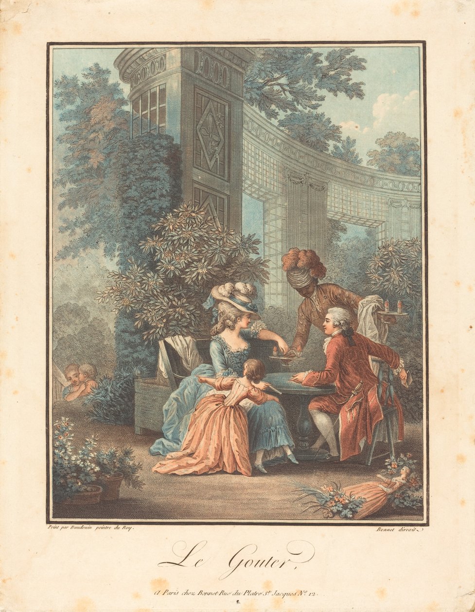 Eftermiddagste. af Louis Marin Bonnet