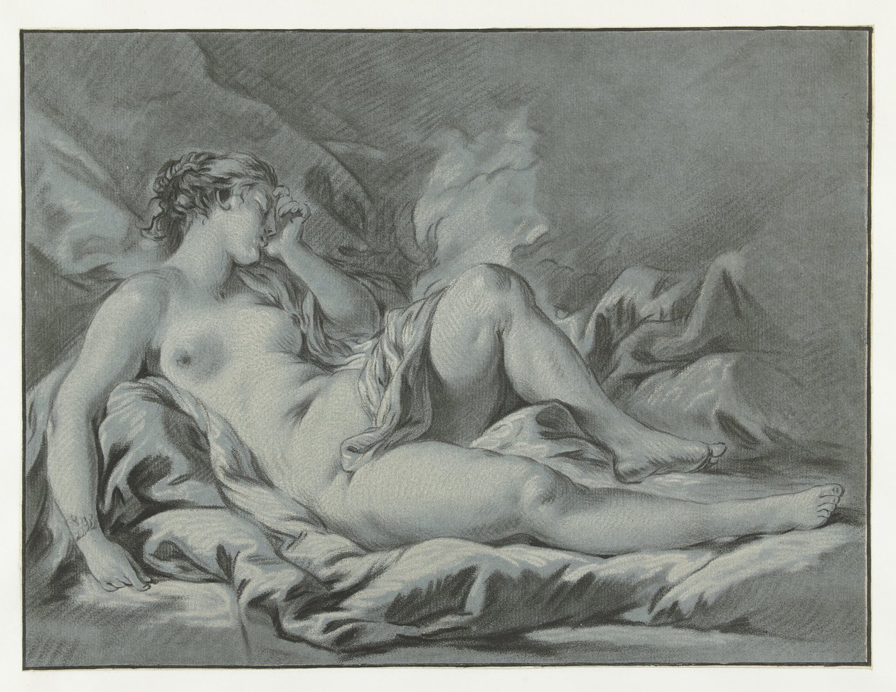 Slapende Venus Venus søvn af Louis Marin Bonnet