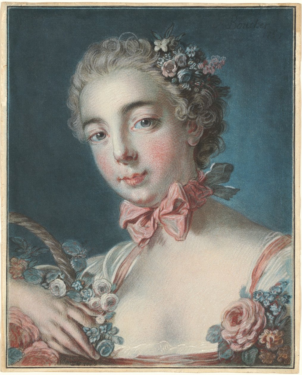 Leder af Flora af Louis Marin Bonnet after François Boucher