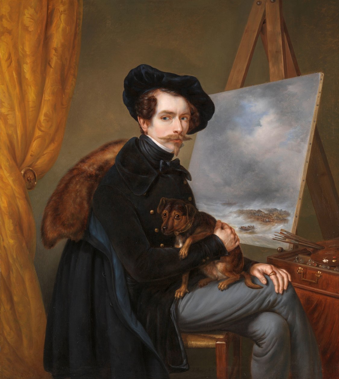 Selvportræt af Louis Meijer