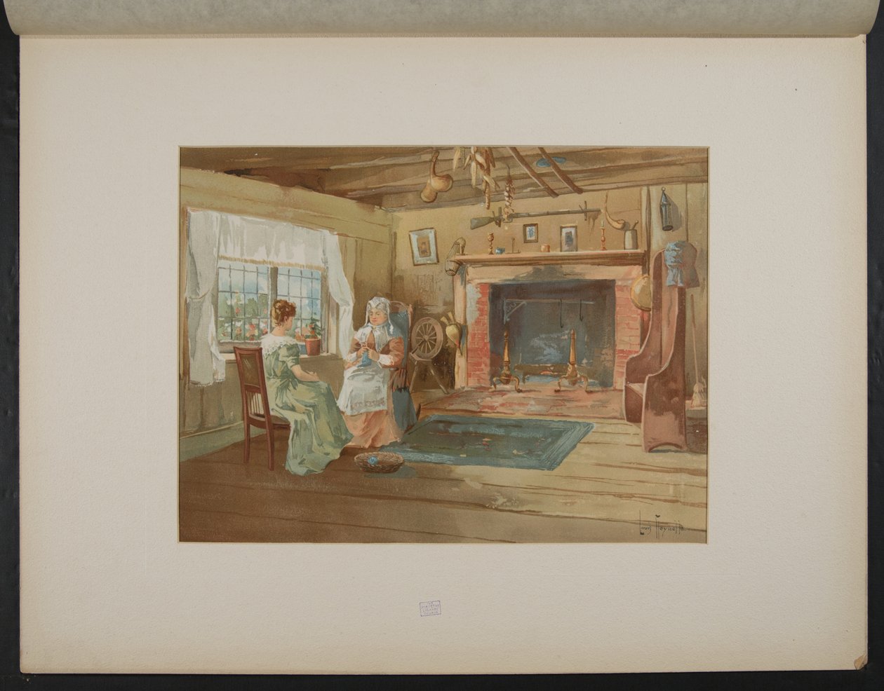New England Cabin, Midway Plaisance af Louis Meynelle