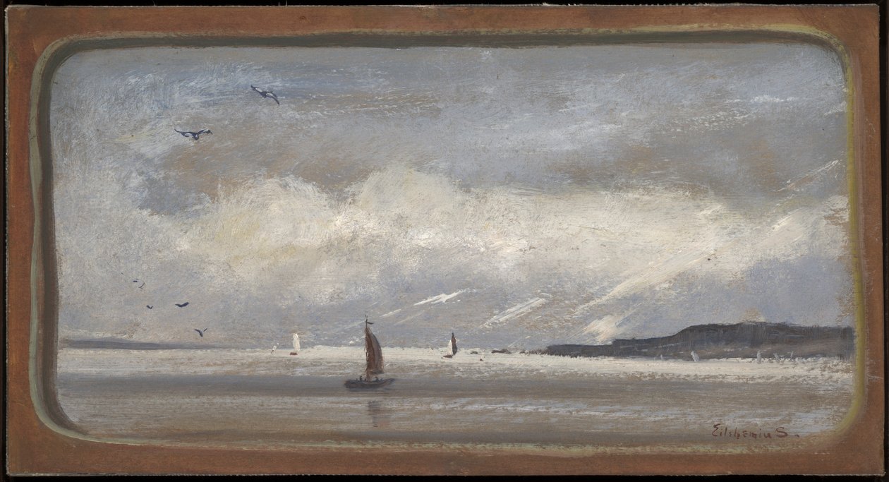 New York havn af Louis Michel Eilshemius