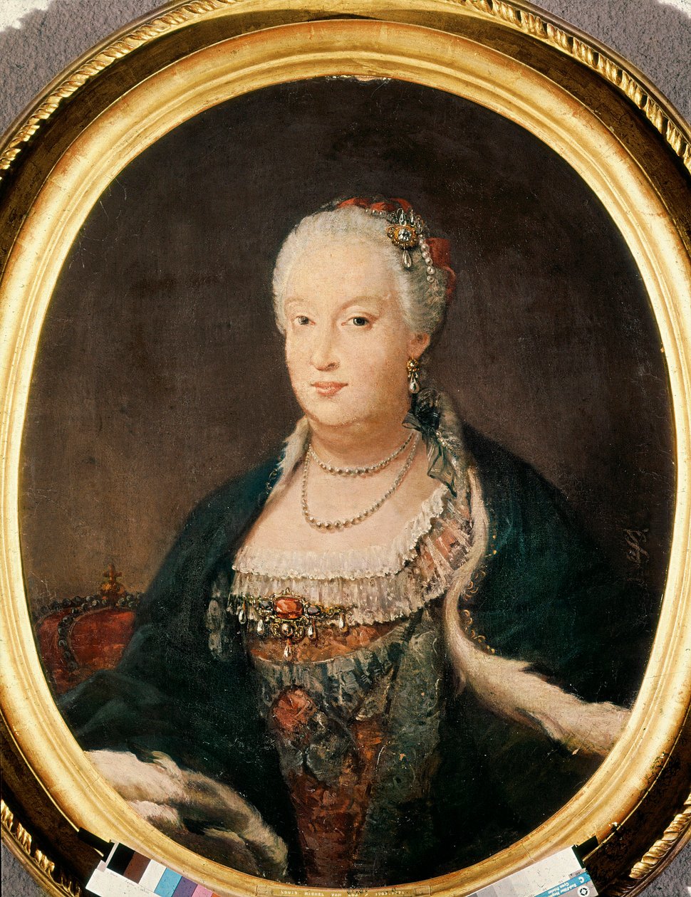 Barbara af Braganza (1711-1758), dronning af Spanien (1746-1758), kone til Ferdinand VI af Louis Michel van Loo