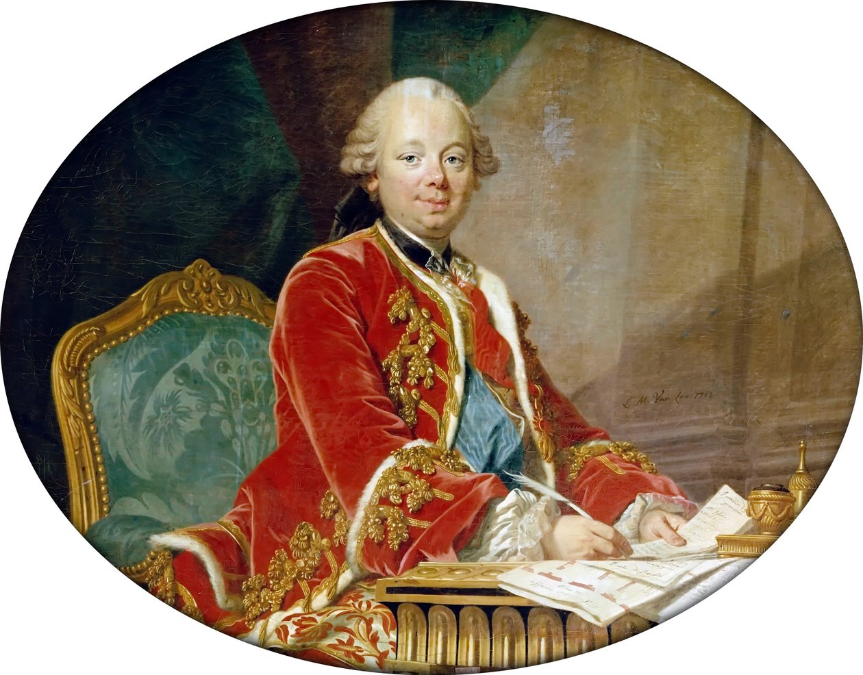 Étienne-François, hertug af Choiseul-Stainville (1719-1785) af Louis Michel van Loo