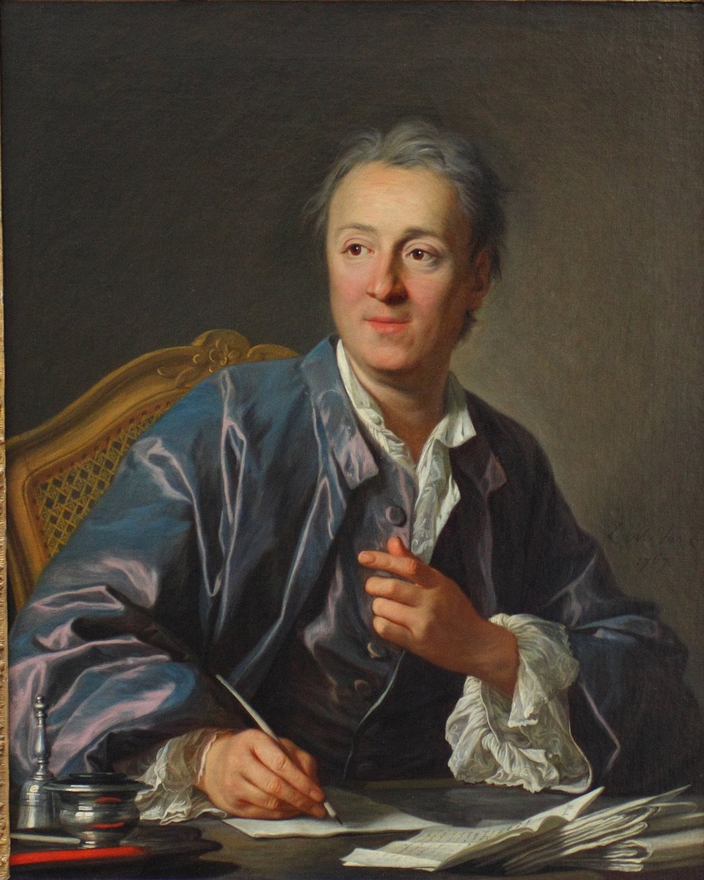 Portræt af Denis Diderot 17131784, 1767 af Louis Michel van Loo