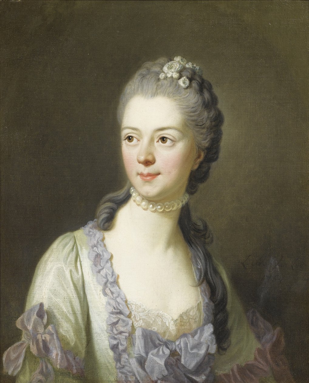 Portræt af Ekaterina Dmitrievna Golitsyna 17201761, født Cantemir, 1764 af Louis Michel van Loo