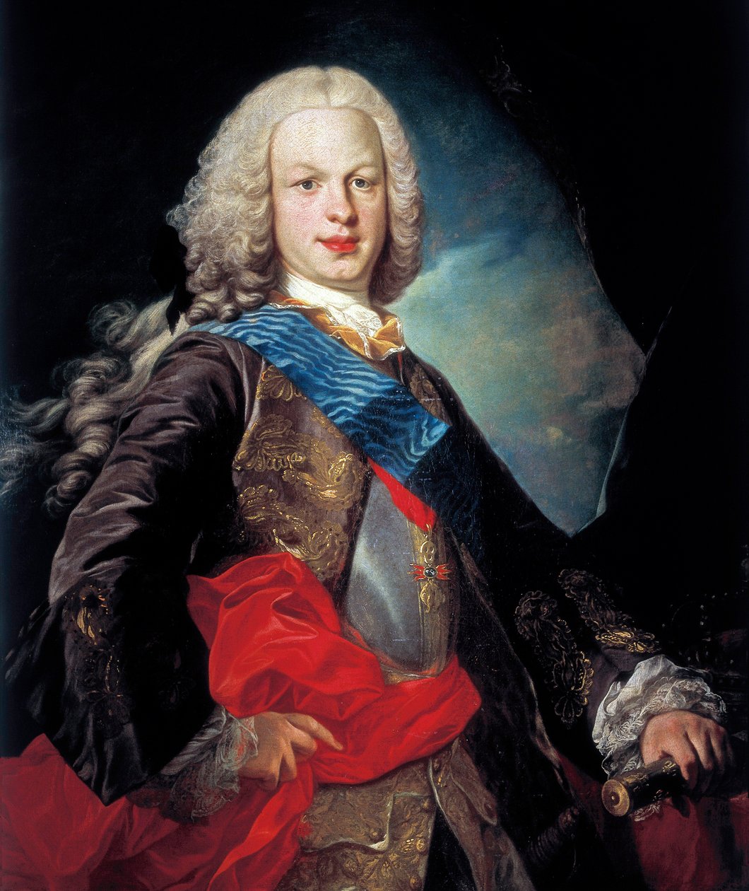 Portræt af Ferdinand VI (Fernando VI af Louis Michel van Loo