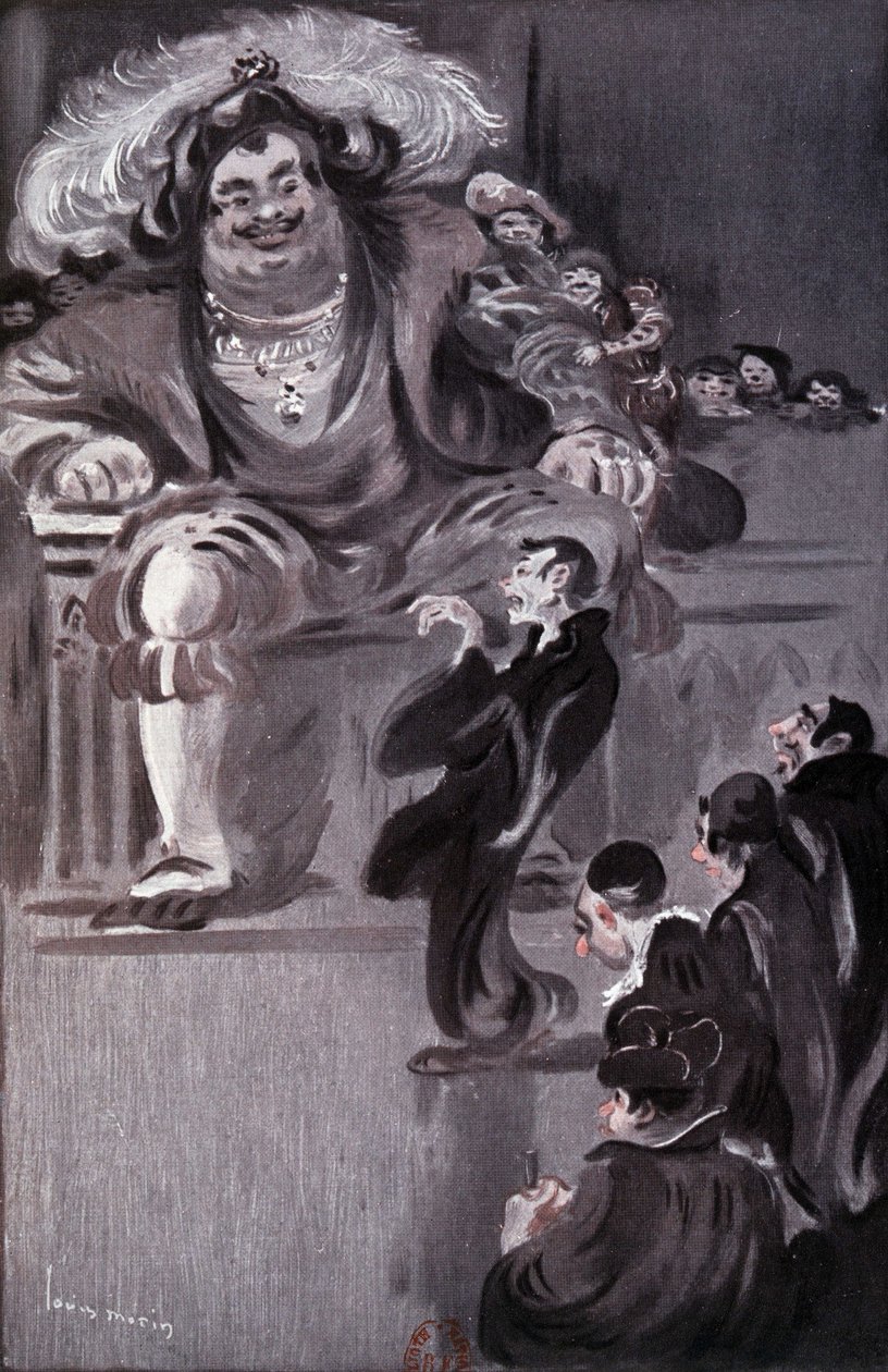 Gargantua - i "Gargantua"" af Rabelais, ill. af Louis Morin, red. Laurens, Paris, af Louis Morin