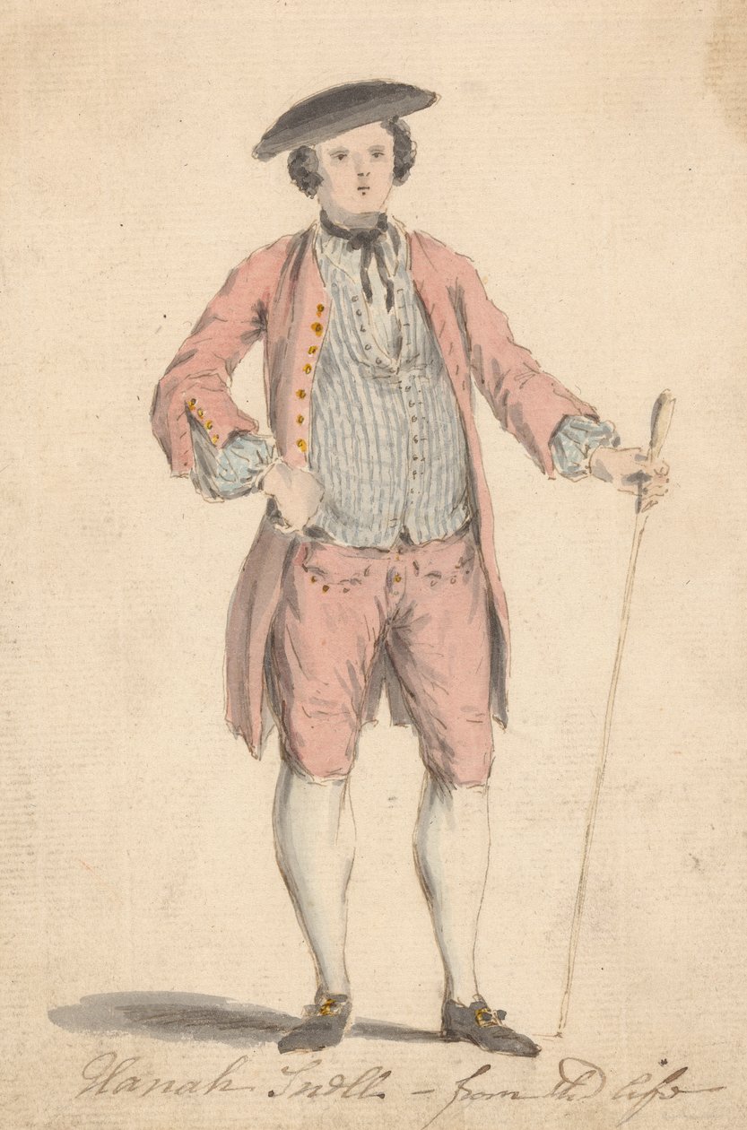 Hannah Snell - Fra livet (i mandlig kjole) af Louis Philippe Boitard