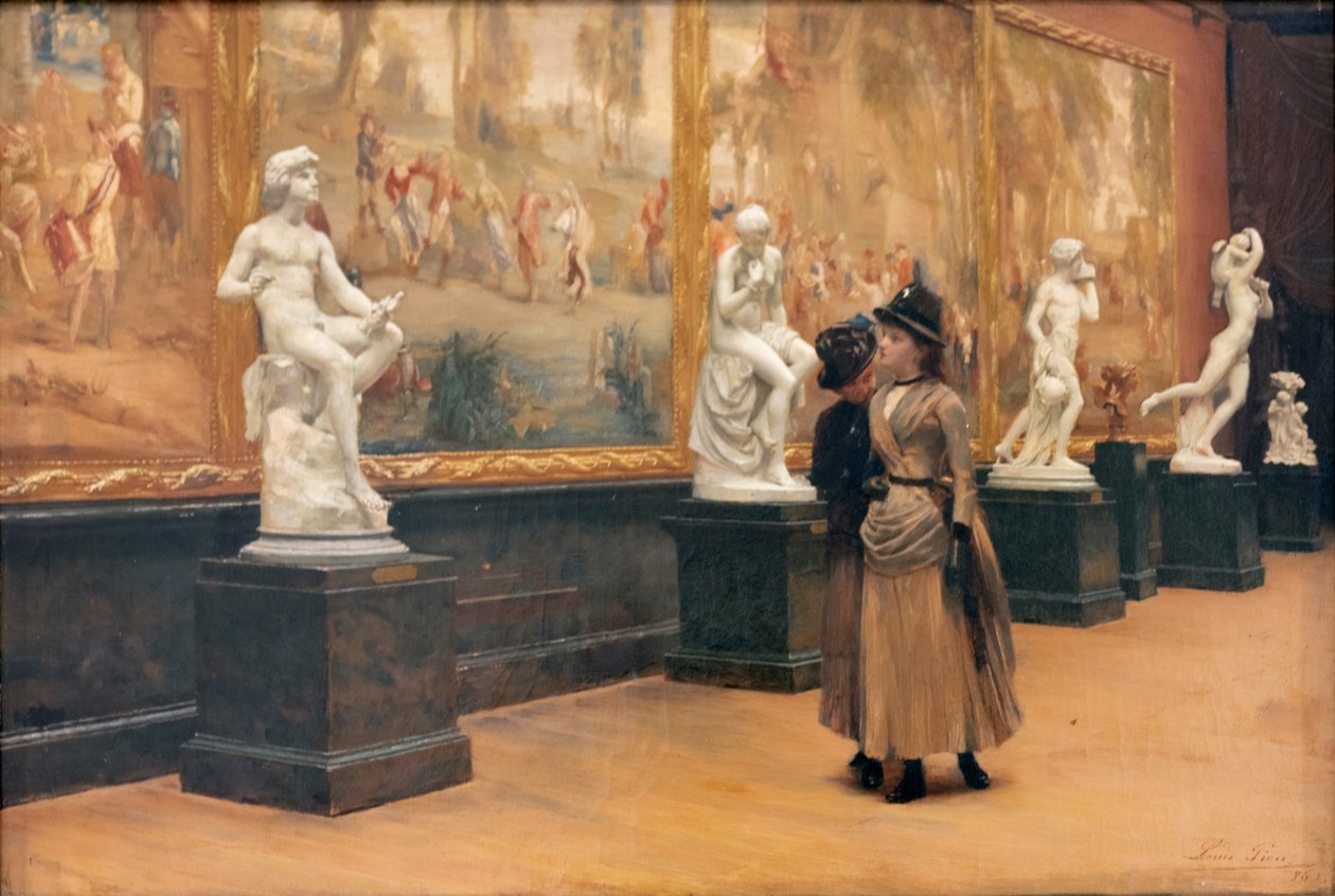 Besøg på museet af Louis Pion