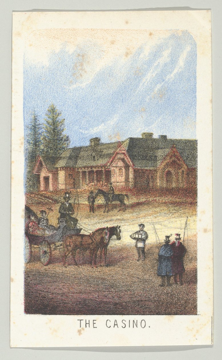 The Casino, fra serien, Views in Central Park, New York, del 3, 1864. af Louis Prang