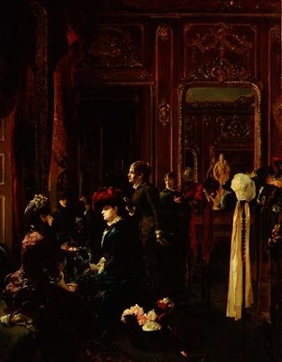 Hos Millinerne af Louis Robert Carrier Belleuse